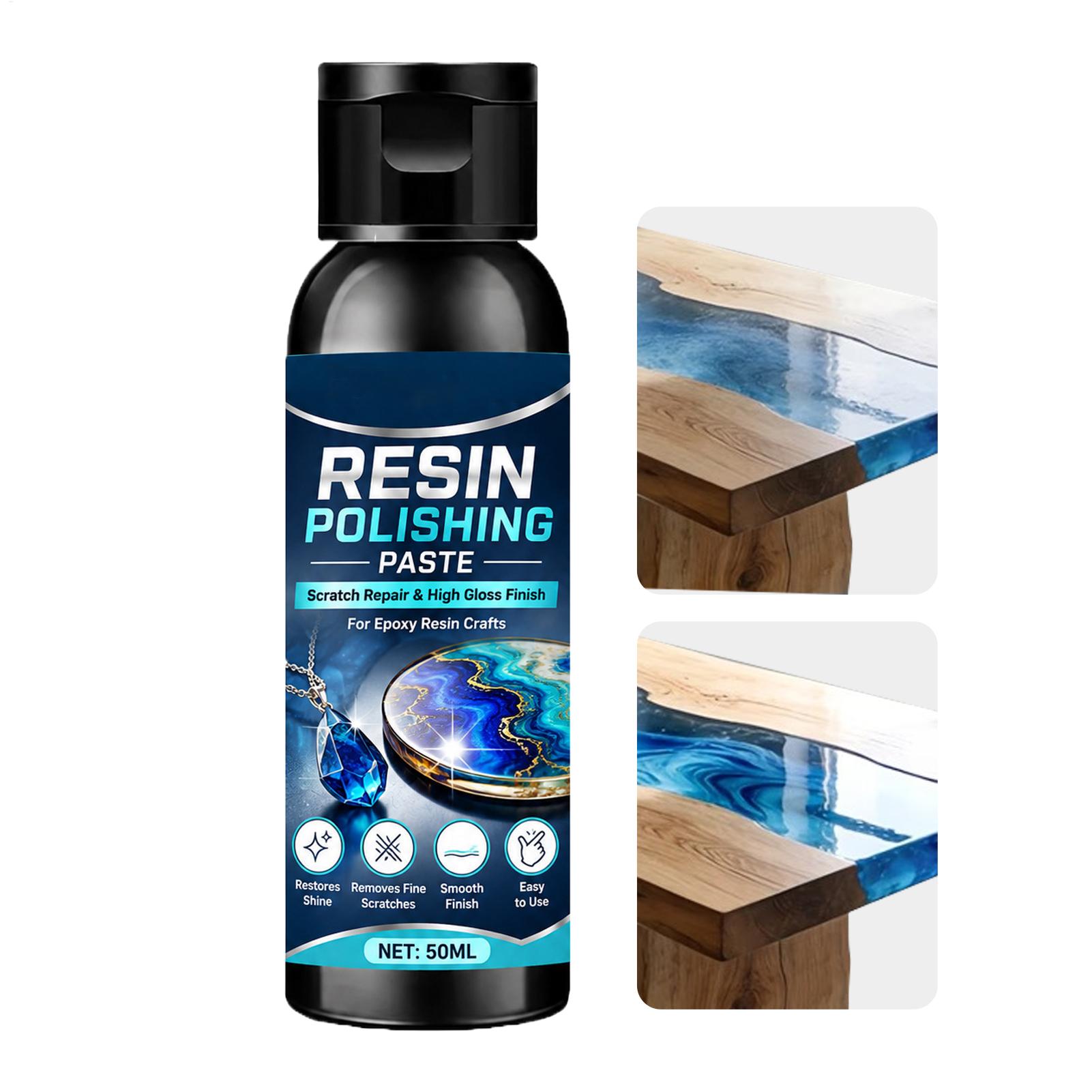 Resin Craft Workshop - 50 ml sanfte, langanhaltende Harzpolierpaste, Oberflächenschleifmasse
