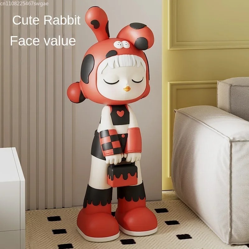 Kunstvolle Cartoon-Mädchen-Sta – Resin Crafts Bewertung und Preis