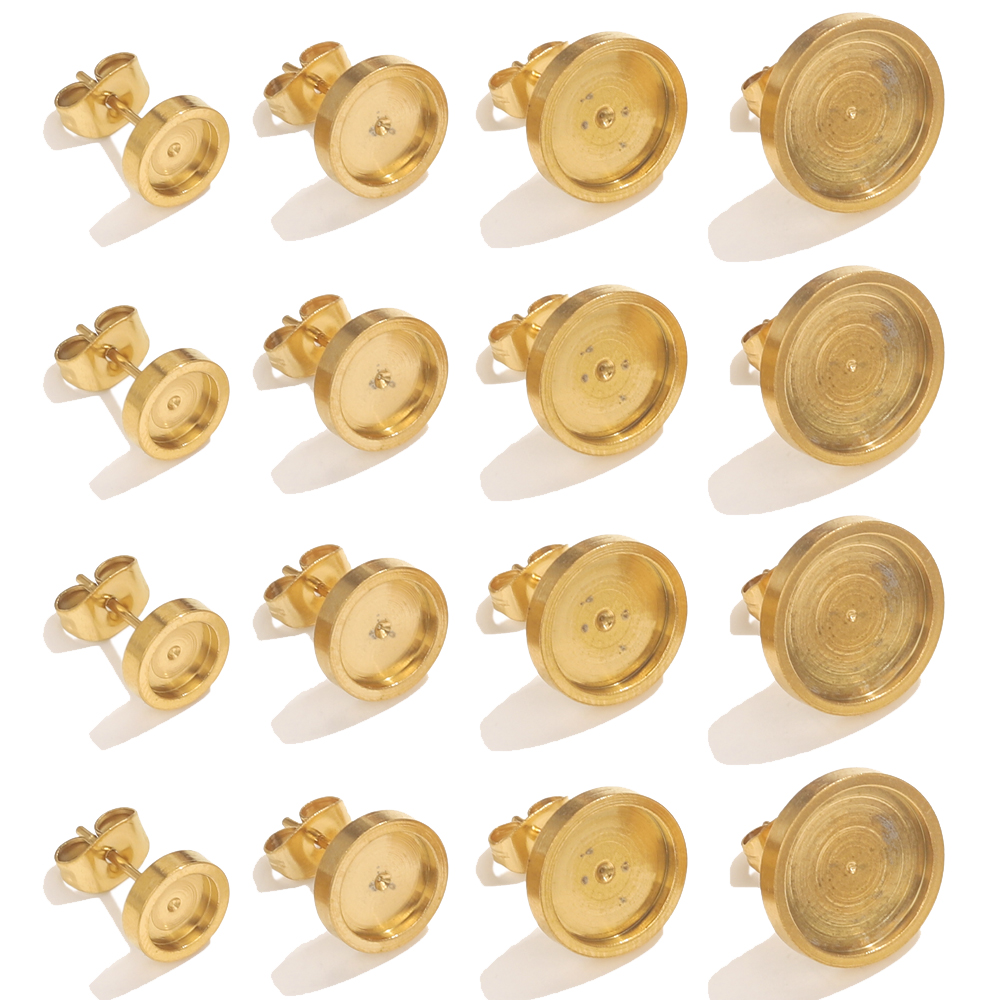 10 Stück Edelstahl Gold Ohrrin – Resin Craft Projects Bewertung und Preis